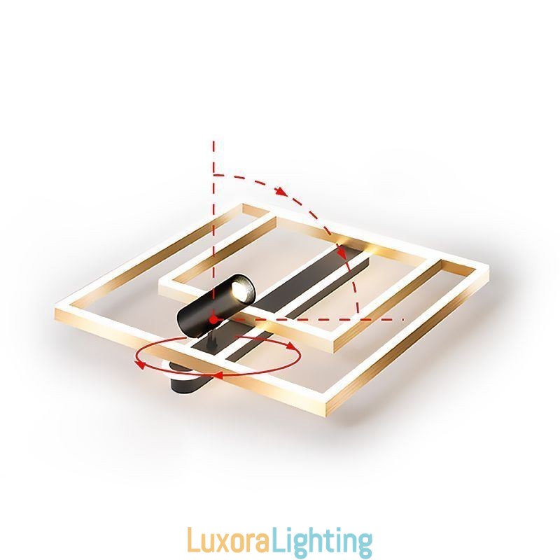 Designer Touch Decorative Flush Mount Minimalist Acrylic Ceiling Lamp Spotlight