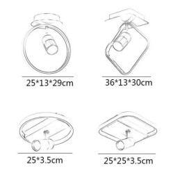 Designer Touch Decorative Acrylic Ceiling Lamp Minimalist Decor Light Spotlight