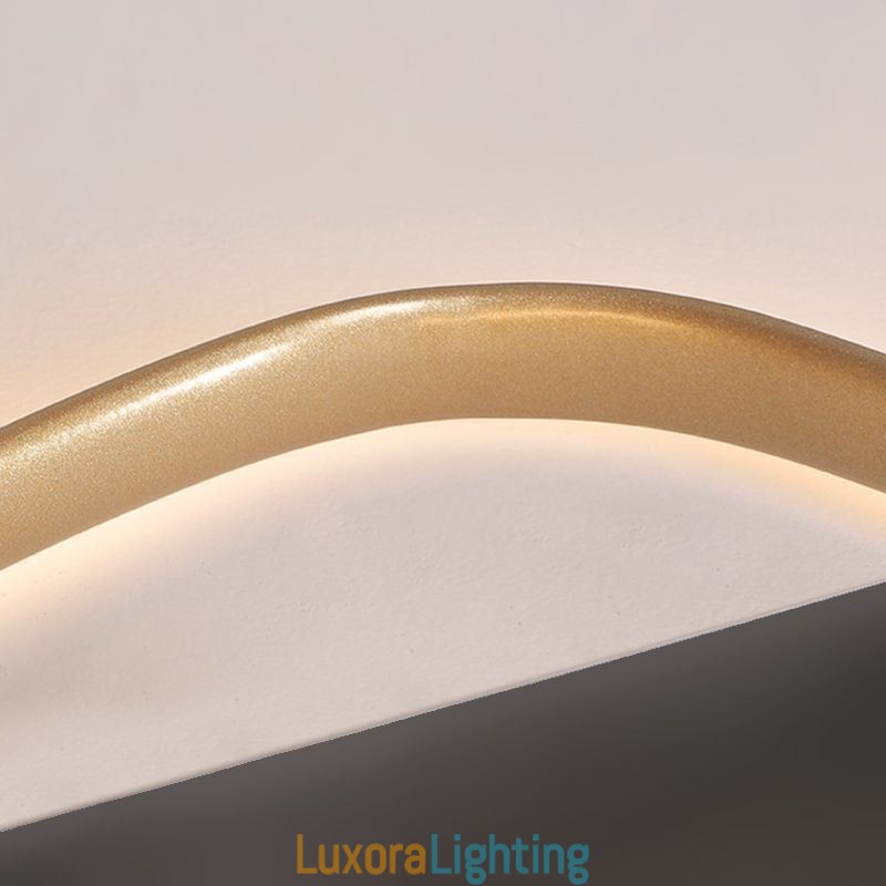 Designer Touch Decorative Flush Mount Brushed Gold Heart Shape Lighting Spotlight