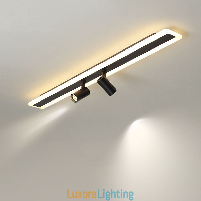 Designer Touch Decorative Linear Flush Mount Acrylic Ceiling Lamp Spotlight