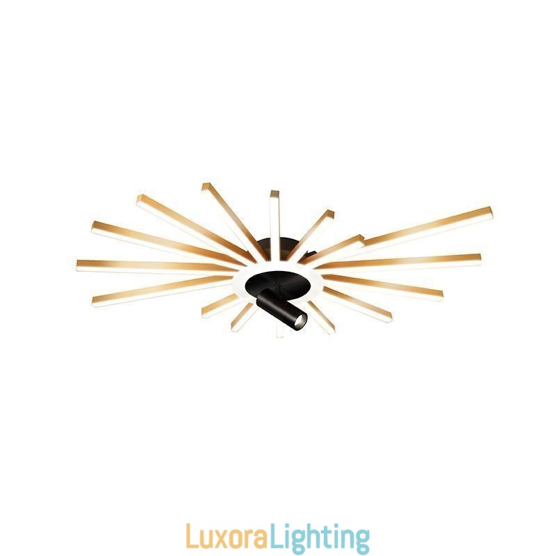 Designer Touch Decorative Flush Mount Acrylic Irregular Linear Lamp Spotlight