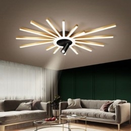 Designer Touch Decorative Flush Mount Acrylic Irregular Linear Lamp Spotlight