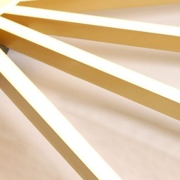 Designer Touch Decorative Flush Mount Acrylic Irregular Linear Lamp Spotlight