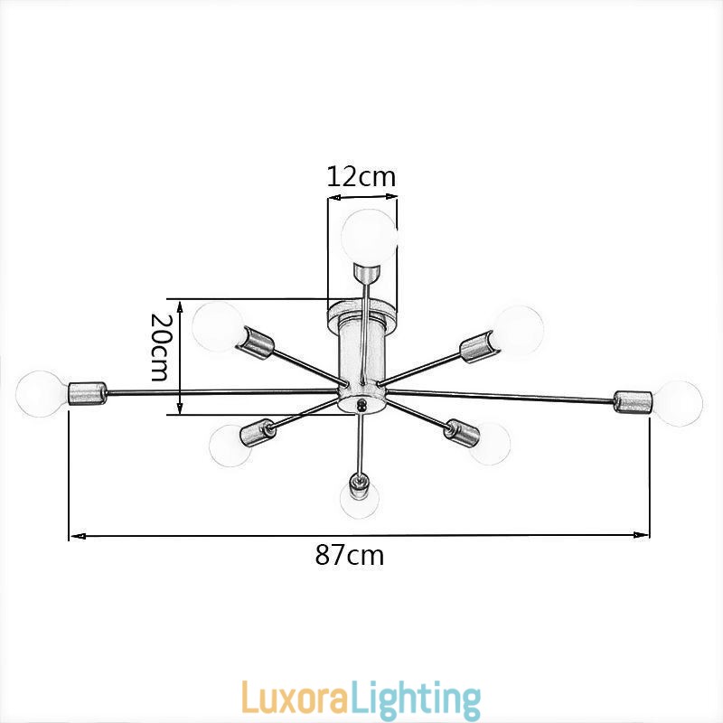 Designer Touch Decorative Magic Bean Flush Mount Ceiling Light Light Fixture