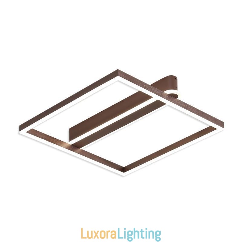 Designer Touch Decorative Acrylic Square Flush Mount Ceiling Light
