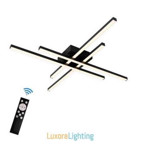 Designer Touch Decorative Linear Flush Mount Ceiling Light Simple Acrylic Lighting