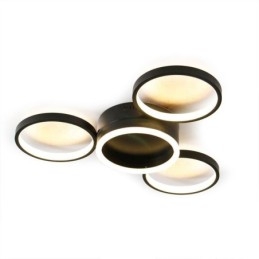 Designer Touch Decorative 4 Ring Flush Mount Ceiling Light