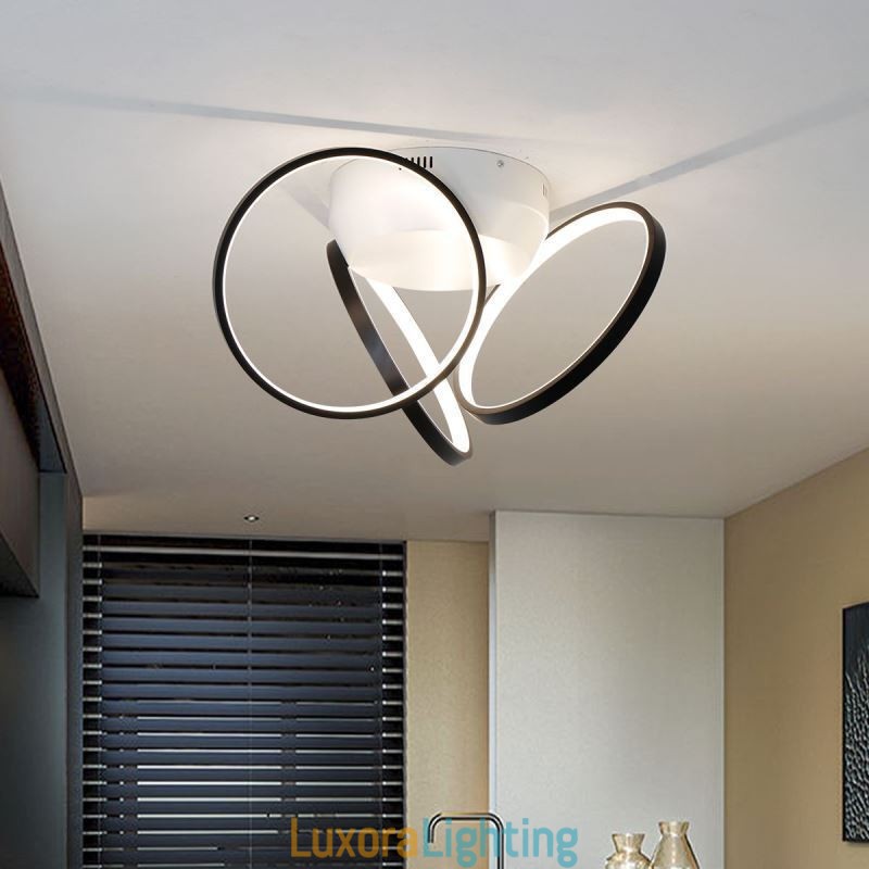 Designer Touch Decorative Acrylic Halo Ring Flush Mount Ceiling Light