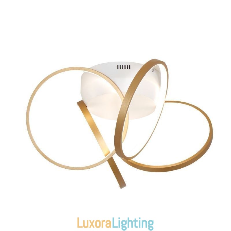 Designer Touch Decorative Acrylic Halo Ring Flush Mount Ceiling Light