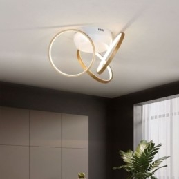Designer Touch Decorative Acrylic Halo Ring Flush Mount Ceiling Light