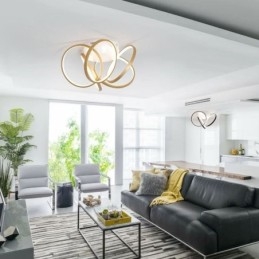 Designer Touch Decorative Acrylic Halo Ring Flush Mount Ceiling Light