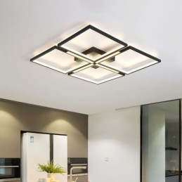 Designer Touch Decorative Square Flush Mount Ceiling Light Acrylic Light