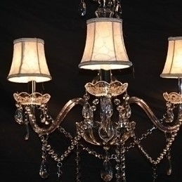 Designer Touch Decorative Modern Splendid 3 Lights Chandelier With Crystal Arm