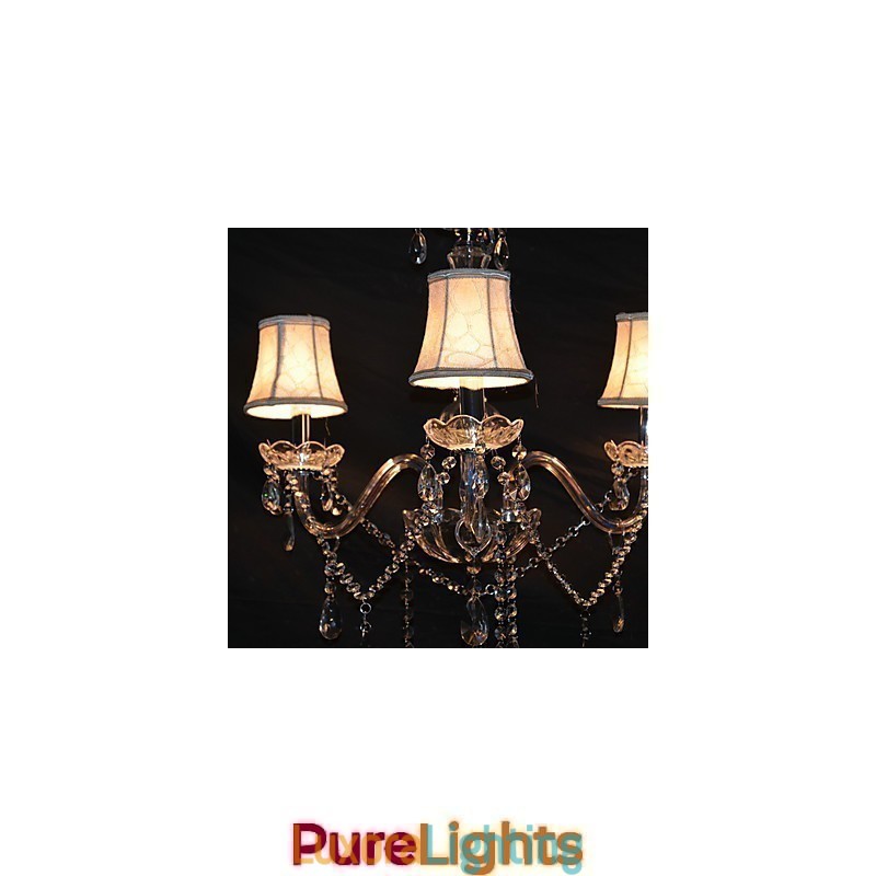 Designer Touch Decorative Modern Splendid 3 Lights Chandelier With Crystal Arm