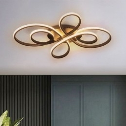 Designer Touch Decorative Modern Chinese Knot Flush Mount Ceiling Light
