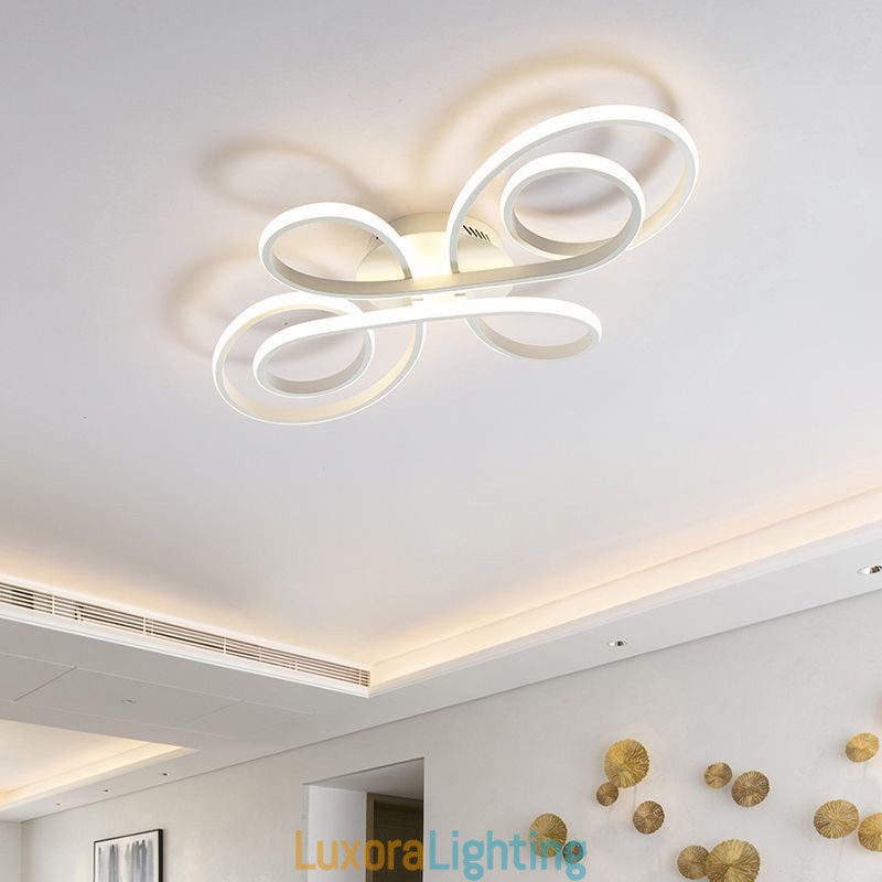 Designer Touch Decorative Modern Chinese Knot Flush Mount Ceiling Light