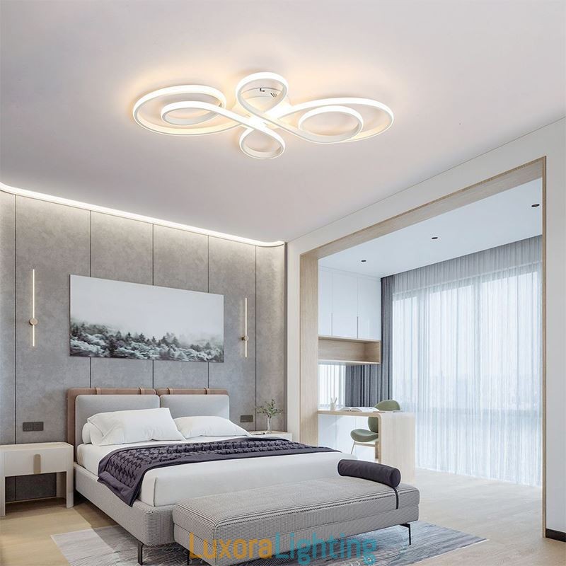 Designer Touch Decorative Modern Chinese Knot Flush Mount Ceiling Light