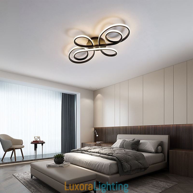 Designer Touch Decorative Modern Chinese Knot Flush Mount Ceiling Light