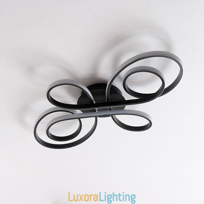 Designer Touch Decorative Modern Chinese Knot Flush Mount Ceiling Light