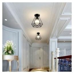 Designer Touch Decorative Diamond Shaped Flush Mount Ceiling Light