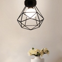 Designer Touch Decorative Diamond Shaped Flush Mount Ceiling Light