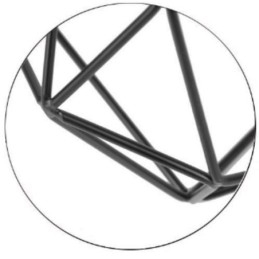 Designer Touch Decorative Diamond Shaped Flush Mount Ceiling Light