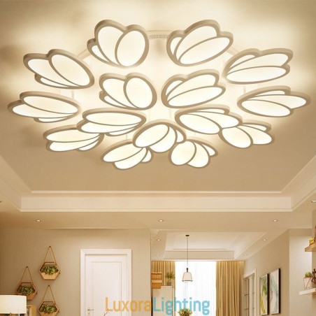 Designer Touch Decorative Modern Flush Mount Ceiling Light Tulip Lighting