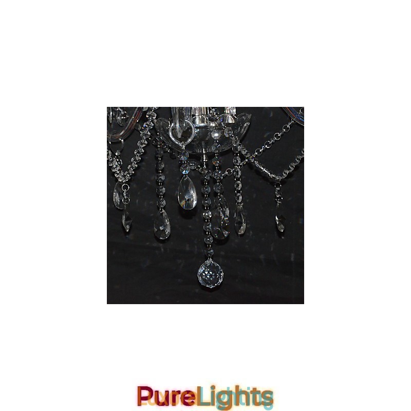 Designer Touch Decorative Modern Splendid 3 Lights Chandelier With Crystal Arm