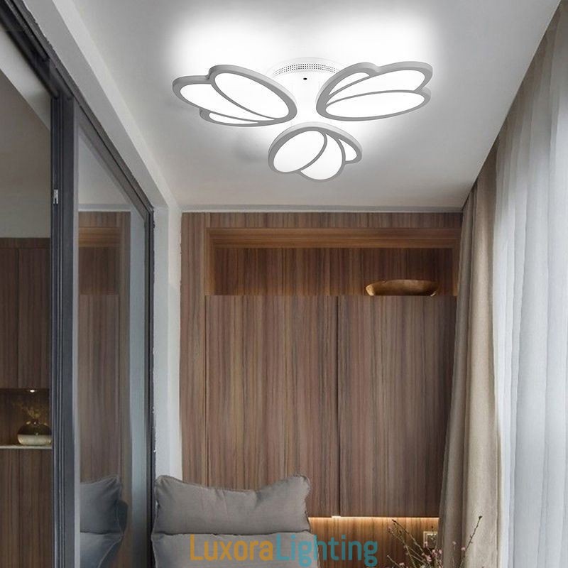 Designer Touch Decorative Modern Flush Mount Ceiling Light Tulip Lighting