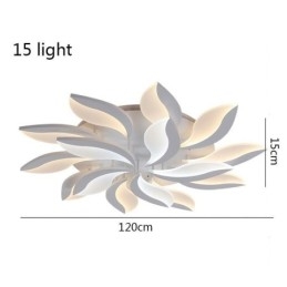 Designer Touch Decorative Acrylic Petal Flush Mount Ceiling Light