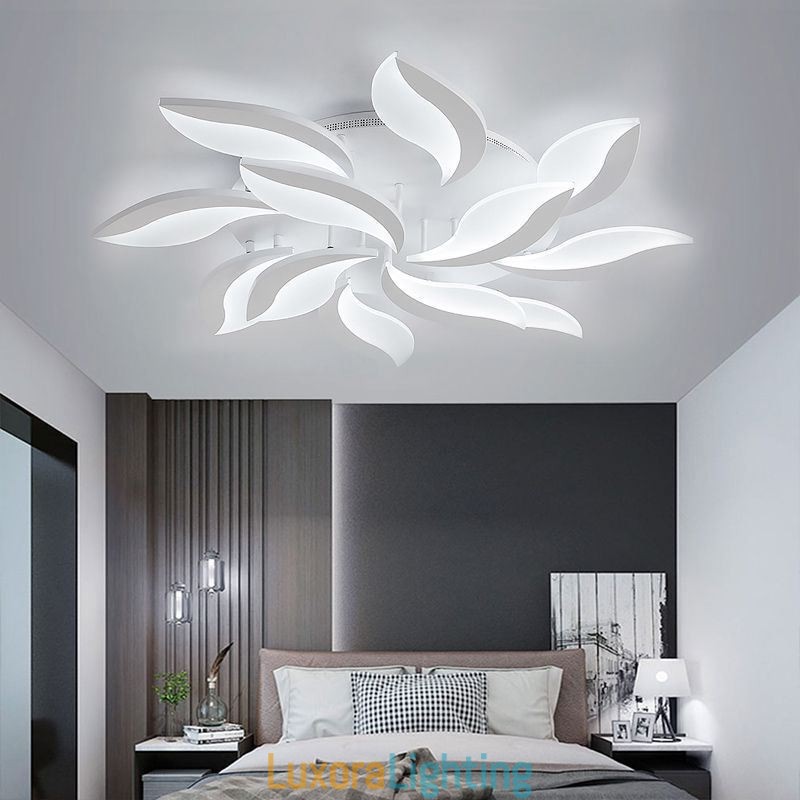 Designer Touch Decorative Acrylic Petal Flush Mount Ceiling Light