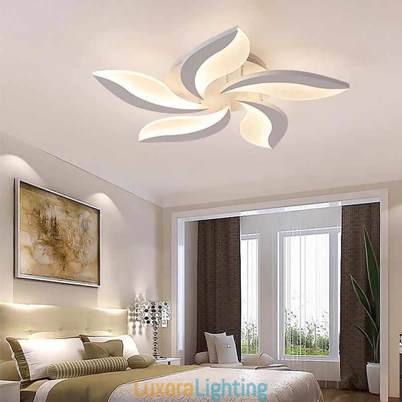 Designer Touch Decorative Acrylic Petal Flush Mount Ceiling Light