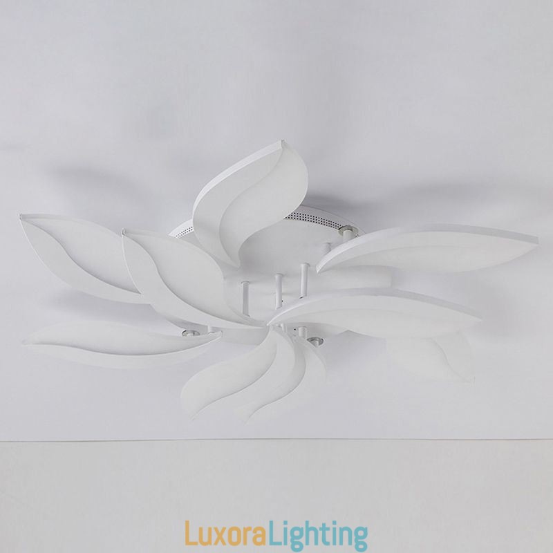 Designer Touch Decorative Acrylic Petal Flush Mount Ceiling Light