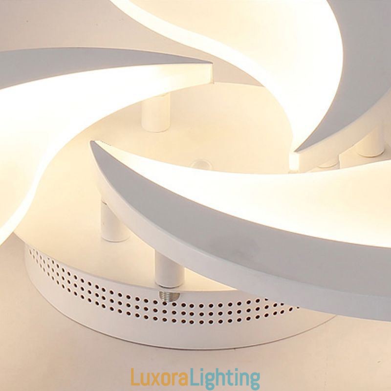 Designer Touch Decorative Acrylic Petal Flush Mount Ceiling Light