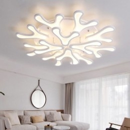 Designer Touch Decorative Acrylic Antler Flush Mount Ceiling Light