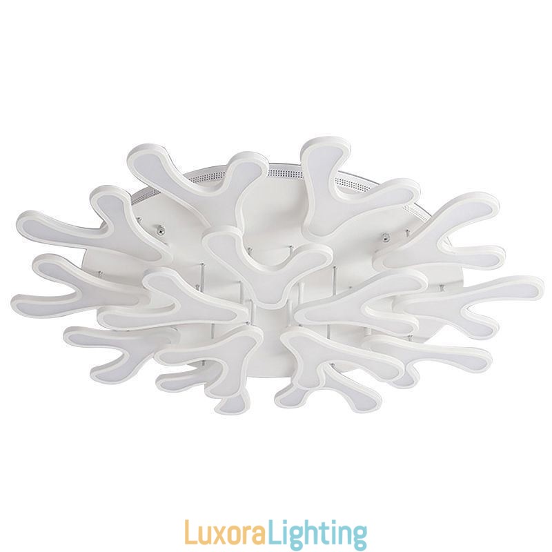 Designer Touch Decorative Acrylic Antler Flush Mount Ceiling Light