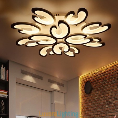 Designer Touch Decorative Petal Shaped Flush Mount Ceiling Light