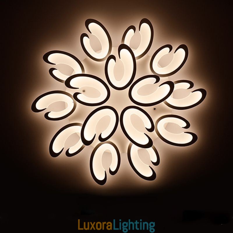 Designer Touch Decorative Petal Shaped Flush Mount Ceiling Light