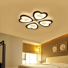Designer Touch Decorative Heart Shaped Petal Ceiling Light Flush Mount
