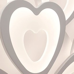 Designer Touch Decorative Heart Shaped Petal Ceiling Light Flush Mount