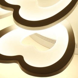 Designer Touch Decorative Heart Shaped Petal Ceiling Light Flush Mount