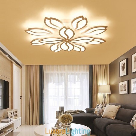 Designer Touch Decorative Acrylic Flower Flush Mount Ceiling Light