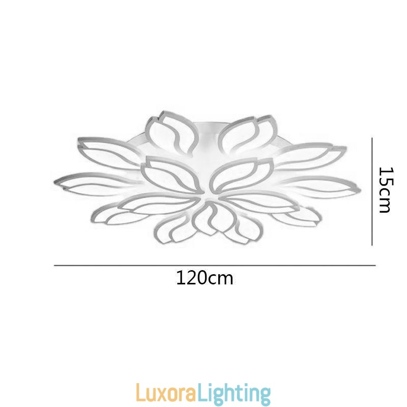 Designer Touch Decorative Acrylic Flower Flush Mount Ceiling Light