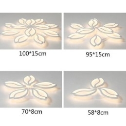 Designer Touch Decorative Acrylic Flower Flush Mount Ceiling Light