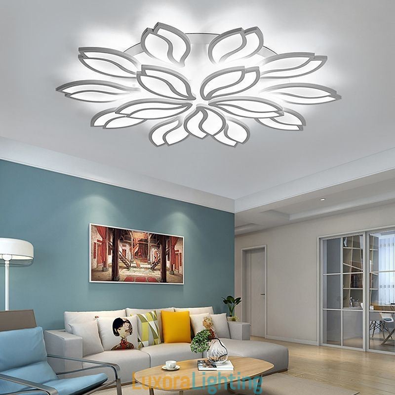 Designer Touch Decorative Acrylic Flower Flush Mount Ceiling Light