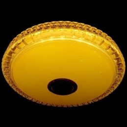 Designer Touch Decorative Flush Mount Ceiling Light Remote APP Control Bluetooth Music Speaker Light