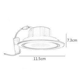 Designer Touch Decorative Downlight Bluetooth Music Speaker Lamp Mobile Phone Smart Ceiling Light