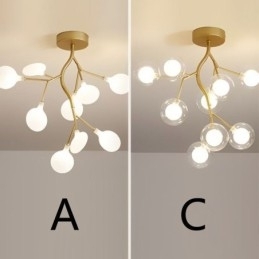 Designer Touch Decorative Nordic Branches Flush Mount Ceiling Light