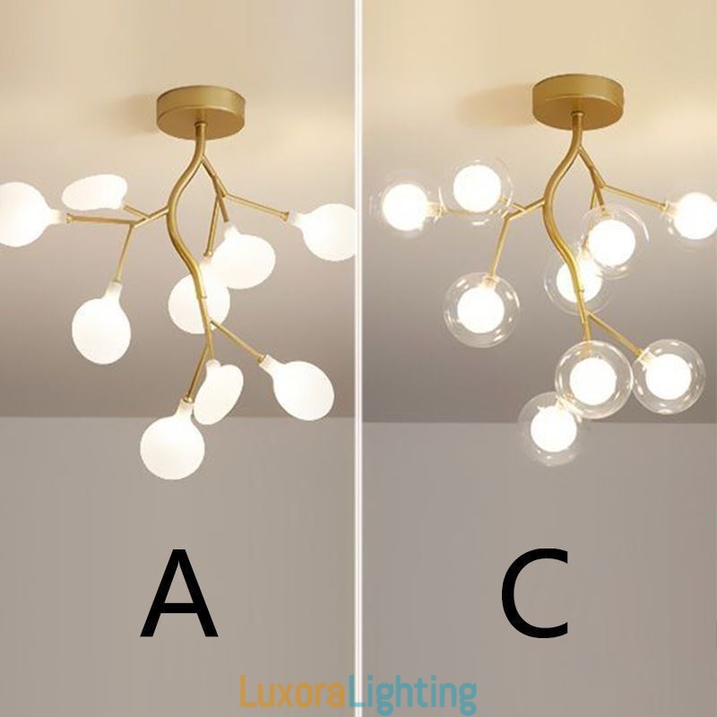 Designer Touch Decorative Nordic Branches Flush Mount Ceiling Light