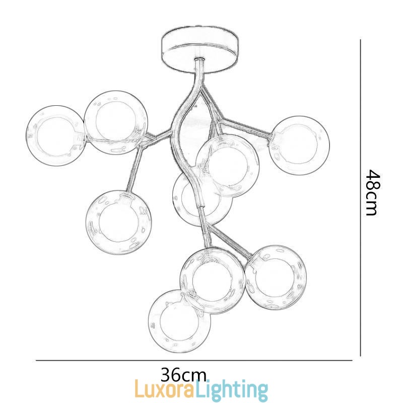 Designer Touch Decorative Nordic Branches Flush Mount Ceiling Light